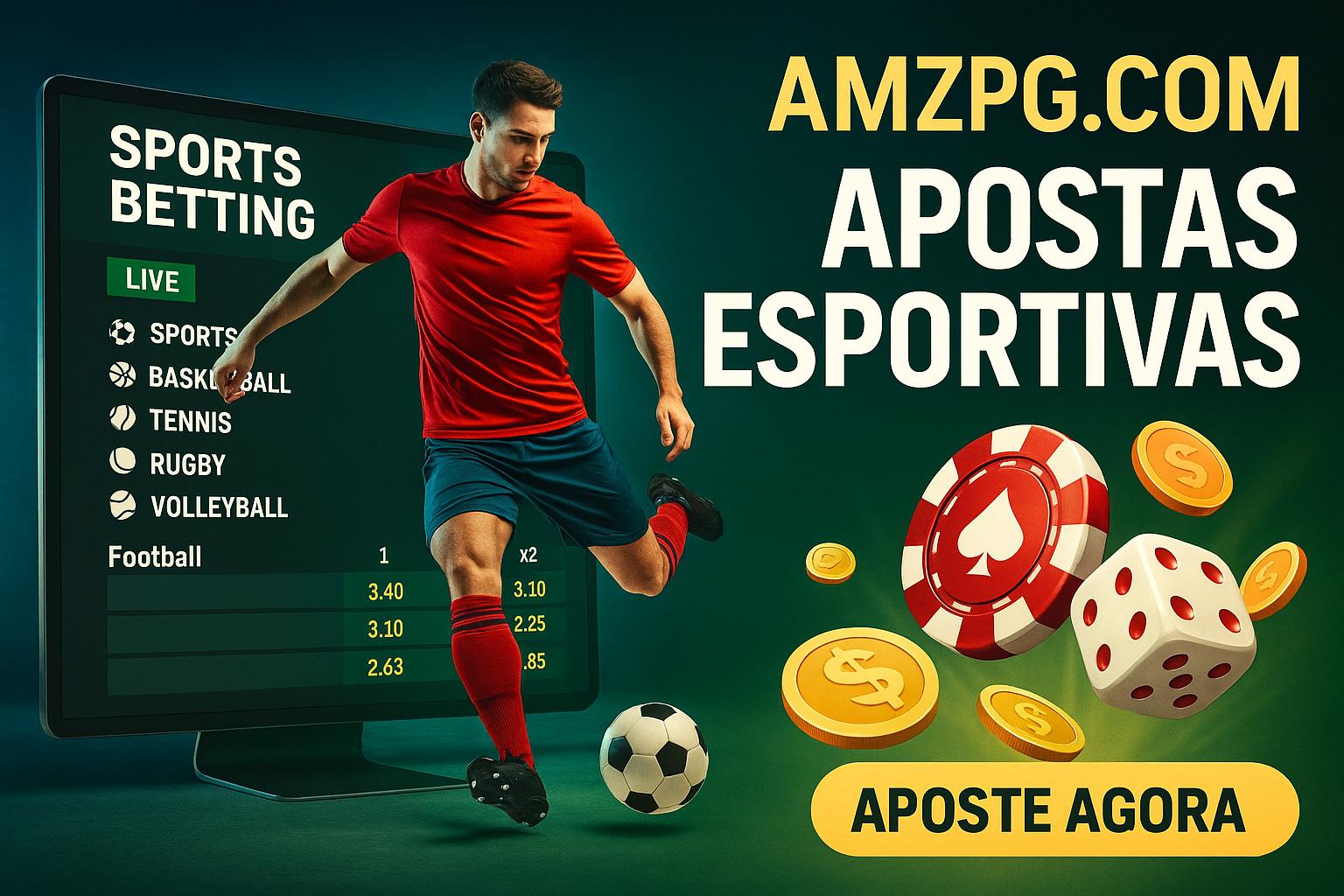Aposte em apostas esportivas no cassino online AMZPG.COM