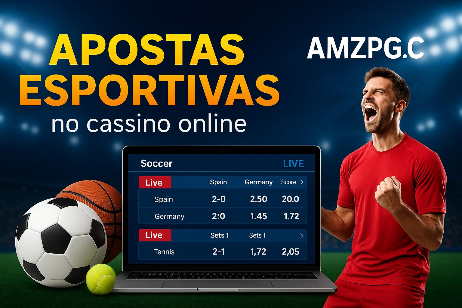 Apostas esportivas no cassino online AMZPG.COM