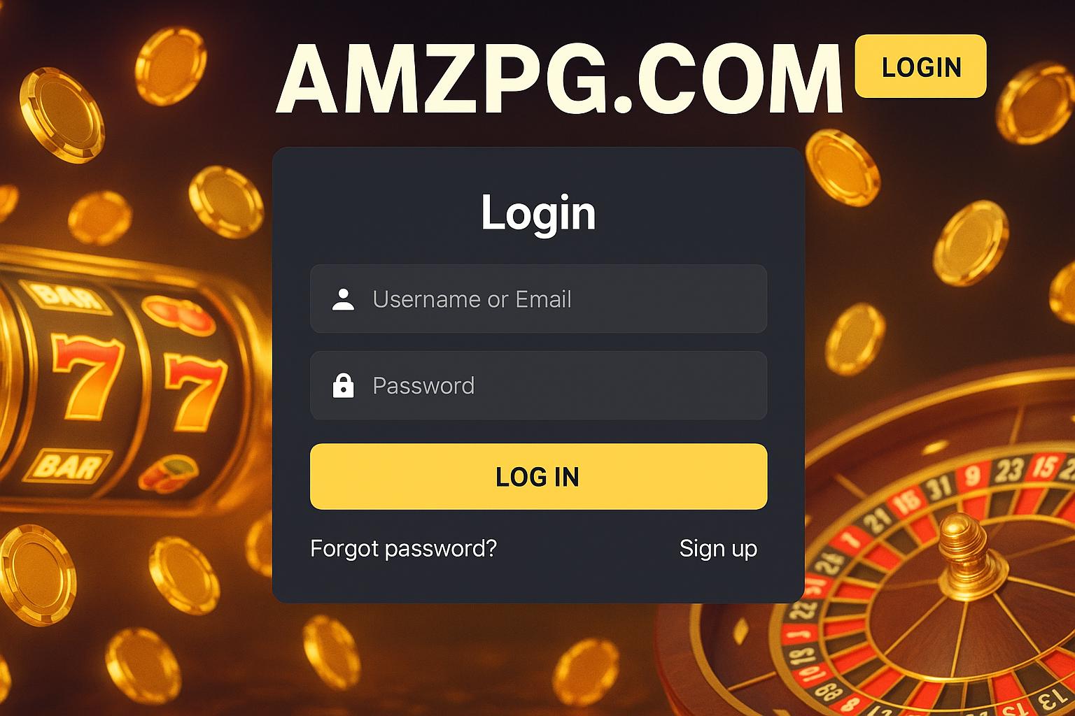 Login no Cassino AMZPG.COM
