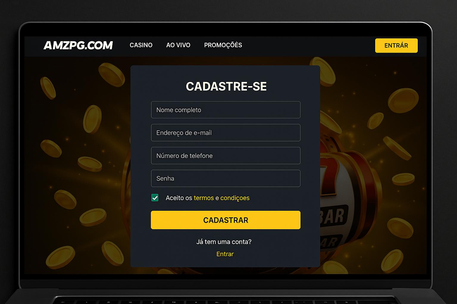 Não Perca tempo, o rRgistro na site AMZPG.COM