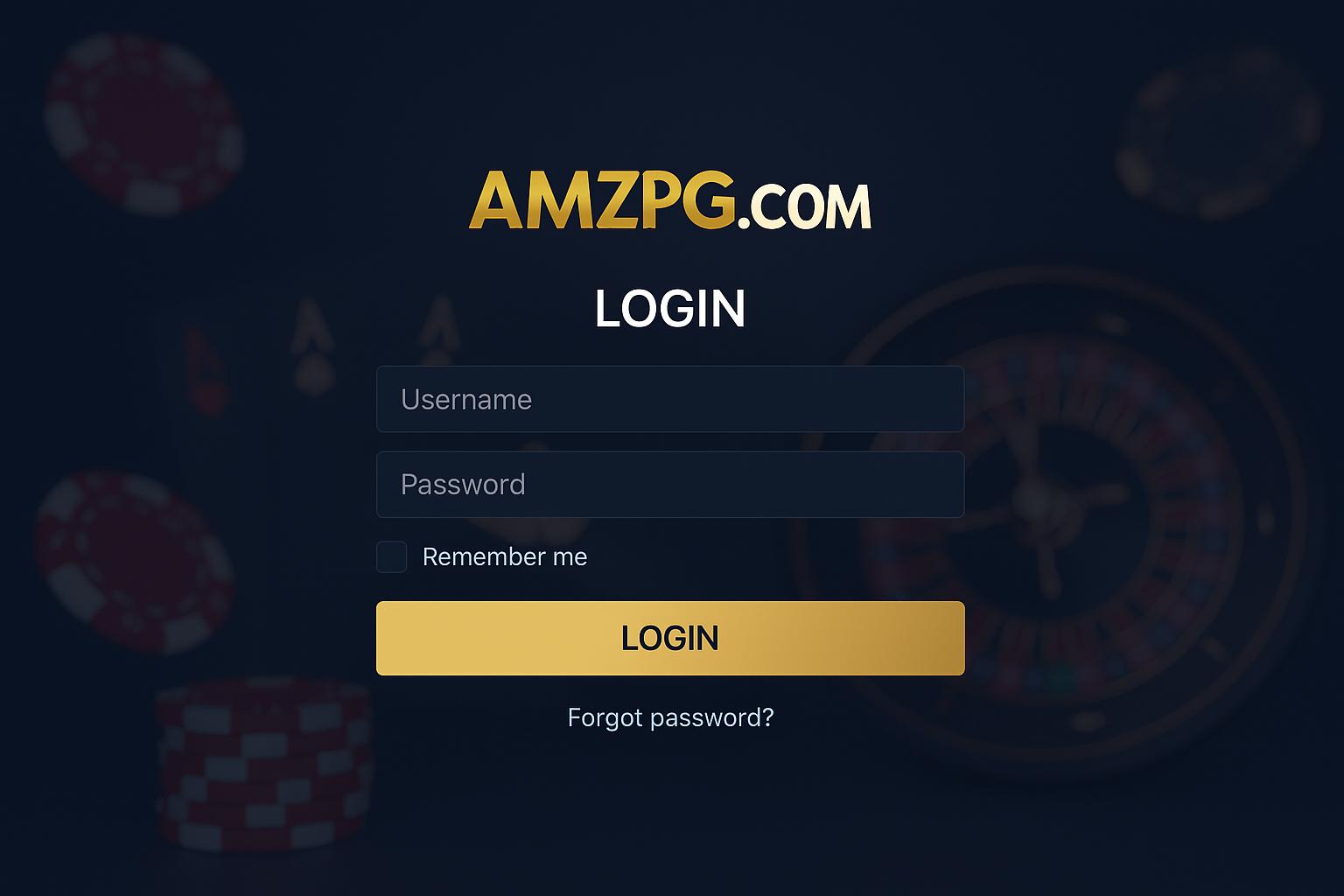 Registro na AMZPG.COM Garante Acesso a uma Vasta Seleção de jogo